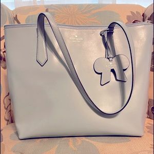 Light blue Kate spade tote 10”x16”